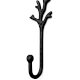 Handcrafted Metal Twig Design Wall Hook Nature Inspired Utility